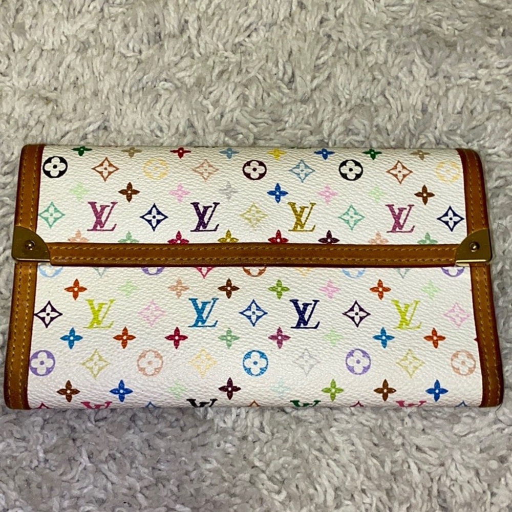 Louis Vuitton multi colored wallet